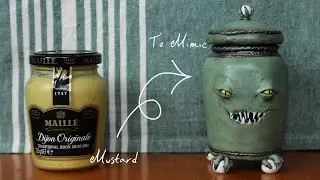 From Mustard to Monster | Making a Mimic Inspired Candle Holder