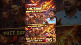TREASURE HUNT EVENT is HERE! 😱 FREE Giant Giants #gamingrascal #shorts