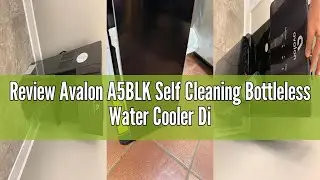 Review Avalon A5BLK Self Cleaning Bottleless Water Cooler Dispenser, UL, NSF certified Filters, Blac