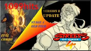 Stage 4 Old Pier - FULL COMBO +Cursed Arcade - Streets of Rage 4 (version 8) MANIA+ - Axel Stone