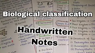 Biology Class 11th : Biological Classification Notes | Biological Classification revision
