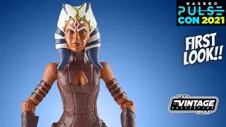 Star Wars Vintage Collection Ahsoka Figure First Look | Hasbro Pulse Con 2021