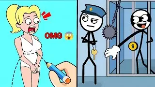 Thief Puzzle Gameplay | All Levels Walkthrough VS Save The Girl Game | Funny & Crazy Choices😂