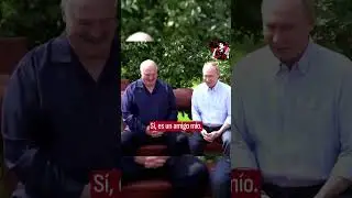 Mascota de Lukashenko se roba el show en reuni&oacute;n con Putin