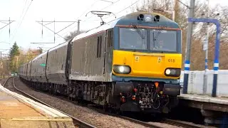 Trains at Grange Park (incl. ECML & Sleeper Diverts) - 04/03/23