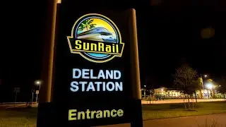 First Train Ride From the Deland Sunrail Station!