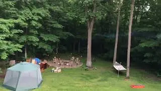 Slow motion fire pit explosion