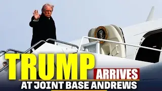 Donald Trump arrives at Joint Base Andrews after his trip to Michigan |USA