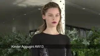 Kinder Aggugini London Fashion Week show: Kinder Aggugini AW 2013 Collection