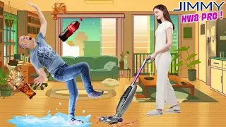 PAPOUNET SACCAGE et RUINE le SALON avec du COCA ! Vite, le JIMMY PowerWash HW8 PRO !