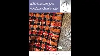 What Goes Into a Handwoven Item?