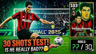 Daniele Massaro free epic Review in eFootball 2026 😱 | Is He Really Bad or overhated?🤔 Shooting Test