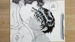 How to draw Guts and Casca | Step by Step | Berserk