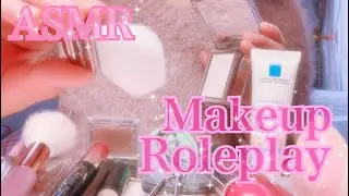 【ASMR】*囁き* メイクアップロールプレイ〜ジルスチュアートのクリスマスコフレを使った最近の毎日メイク〜 MakeupRoleplay 癒し音 Whispering