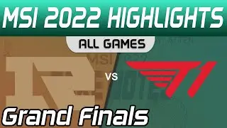 RNG vs T1 Highlights ALL GAMES FINALS MSI 2022 Royal Never Give Up vs T1 by Onivia