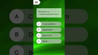 NodeJs Q - 01 | Interview Q & A | Ans & App link given below in description