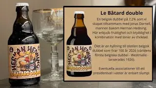 Jag Testar Vreta Kloster Bryggeri Le B&acirc;tard Double