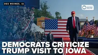 WATCH: Iowa Democrats hold press conference ahead of President Trump&rsquo;s visit to Iowa.