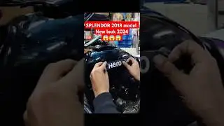 SPLENDOR 2018 model new look 2024😱😱😱 #shortsvideo #trendingreels #youtubeshorts #youtube