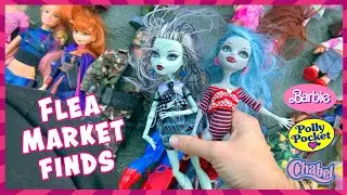I found my favorite doll at the Flea Market! - Doll/Toy Hunting - Barbie, Polly Pocket, Famosa,...