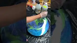 Epoxy Resin 3D Art #art #resinartist #epoxy #3dart #fluidart #ultraclearepoxy