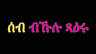 Eritrean Orthodox Tewahdo Mezmur ሰብ ብኩሉ ጻዕሩ።