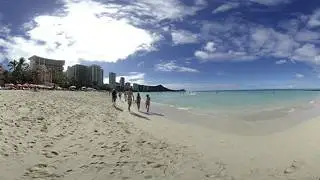 Waikiki - a VR Tour of all of its beaches 4K 3D 360&deg; VR VUZE