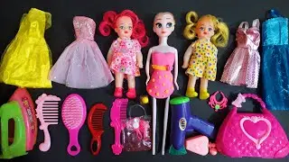 Most Satisfying Collection Of Miniature DOll Dresses ||Mini Makeup Toys Set |ASMR @fun.learn.toys1