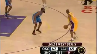 James Harden Defense on Kobe Bryant - 2012 WCSF Game 4