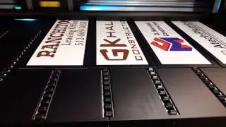 HP 550 flatbed printer Composite Aluminum