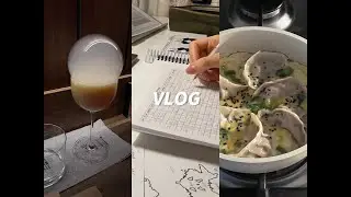 VLOG: life in NYC / eclipse / study with me / cooking / double chicken please / central park