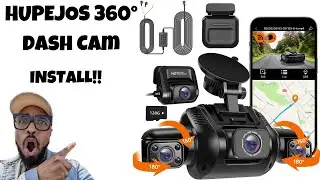 ОБЗОР 4-канальной камеры HUPEJOS 360&deg;!