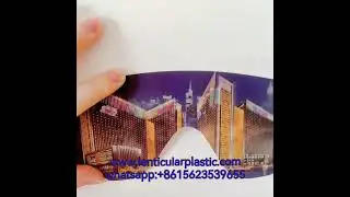 Glasses lenticular fabric soft tpu material lenticular lens label for clothes/hoodies/shirts/dress