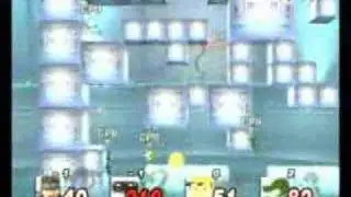 Custom Stage: Target Smash Lvl4: Snake v ROB v Ness v MrG&W