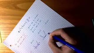 Disequazioni di secondo grado 7 (conclusione del discorso sul metodo) [AUDIO DI BASSA QUALIT&Agrave;]