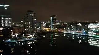 Dublin Christmas 2018 Aptiv HQ by night