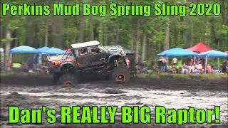 Perkins Mud Bog -- Dan's Really Big Raptor -- Spring Sling 2020