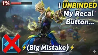 Living on 1 HP: The No Recall Struggle (mobile legends)
