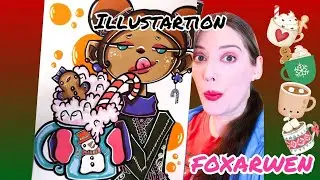 My Coco/ Illustration/ Fantasy Pop Art/ FoxArwen/ December 2024.