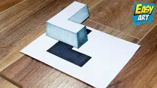 How to Draw 3D Letters L ✅ DRAWING 3D WORDS  ⭐( FUNCIONA ) 🔹 Como Dibujar Letras 3D ► Easy Art