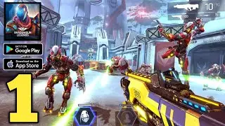 Shadowgun Legends Online Fps GamePlay Android iOS Walkthrough part 1 