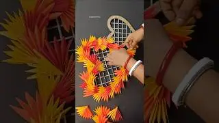 DIY Heart Wall Hanging Idea 💫|#youtubeshorts #viralshort #diy #wallhanging #heart #homedecor #craft