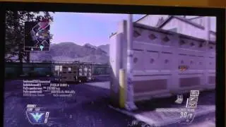 BIG GUNSTREAK Killing frenzy awesome kills COD BO2 Peacekeeper SMG gameplay clip