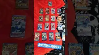 Collection Vieux Boosters Pok&eacute;mon Vides !