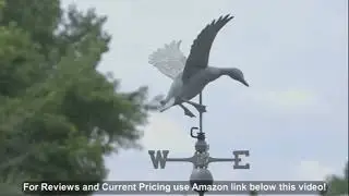 Good Directions Landing Duck Weathervane, Blue Verde Copper