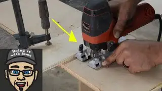 How to use a Woodworking Jig Saw for beginners | #mancrafting