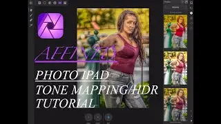 PROFESSIONAL PORTRAIT EDITING | TONE MAPPING/3D EFFECT  TUTORIAL | AFFINITY PHOTO IPAD
