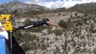 Saut &agrave; &eacute;lastique sur le Pont de l'Artuby (septembre)