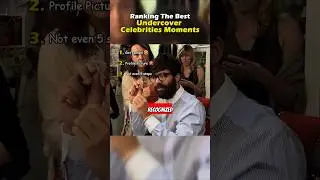 Best Undercover Celebrities Moments 😅​😭​ #shorts
