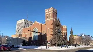 Walking in Regina, January 3, 2023: First Walk Downtown and Back in 2023